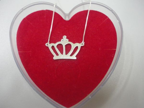 COLAR COROA COM PEDRAS
